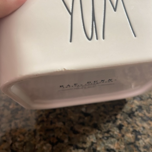 Rae Dunn YUM Ceramic Bowl with Lid - Picture 5 of 5